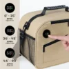 digital temperature display insulated cooler tote bag