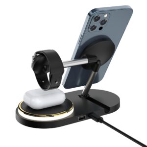 3 in 1 magnetic wireless charging station
