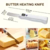 heated butter spreader knife with digital display
