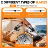 cordless electric carving knife with dual blades