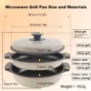 non stick microwave grill and cookware set