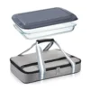 glass baking dish set with insulated carry tote