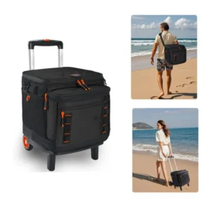 60 can wheeled leakproof insulated cooler bag