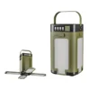 4 panel foldable solar camping lantern with power bank