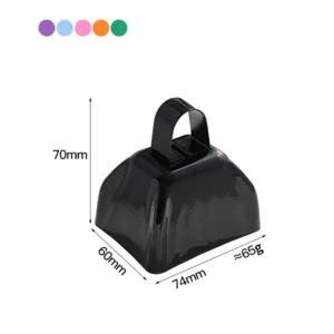 3" metal cowbell