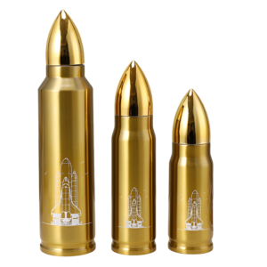 bullet shaped vacuum insulated water bottle