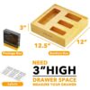 expandable bamboo kitchen drawer food storage bag organizer expandable bamboo kitchen drawer food storage bag organizer
