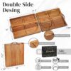 foldable acacia wood double sided charcuterie & cutting board foldable acacia wood double sided charcuterie & cutting board
