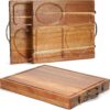 foldable acacia wood double sided charcuterie & cutting board foldable acacia wood double sided charcuterie & cutting board