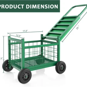 heavy duty rolling garden utility cart