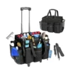 detachable wheeled cleaning caddy tote bag