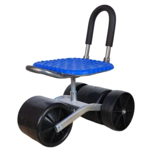 height adjustable rolling garden work seat