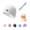 stretchy silicone swim cap