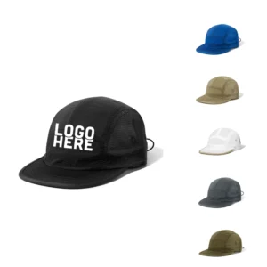 5 panel adjustable baseball cap