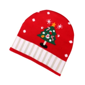 christmas acrylic beanie cap