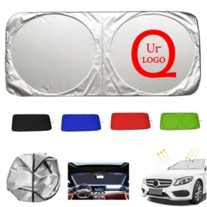 foldable car front windshield visor