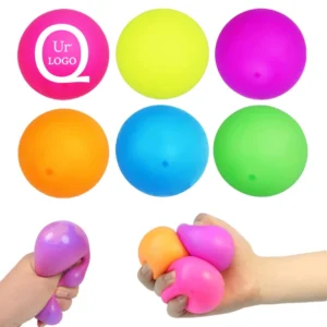 2.4" solid color flour ball