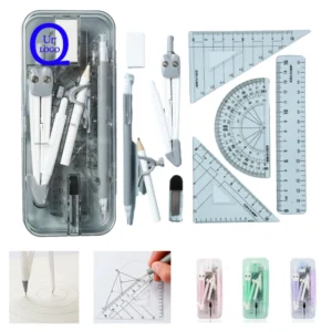 9 piece math compass and protractor set 9 piece math compass and protractor set