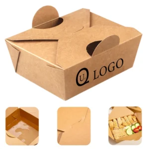 disposable kraft meal food boxes