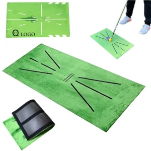 golf swing testing hitting training pad