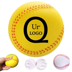2.7" baseball foam squeeze balls for stress reliver
