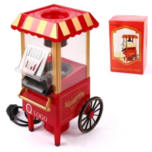 popcorn machine w/retro cart shape