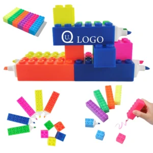 toy bricks highlighters