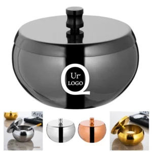 stainless steel cigarette round ashtray