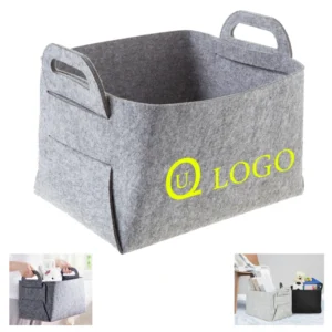 felt folding storage basket
