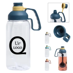 61.5 oz portable sports bottle w/removable straw