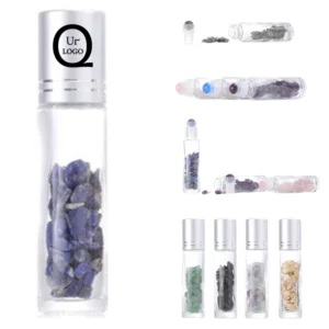 gemstone essential dispenser oil bottle