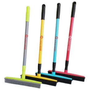 three section telescopic broom