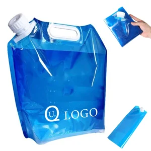 1.32 gallon collapsible plastic water container bag
