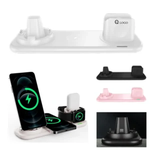 6 in 1 fast wireless charging station