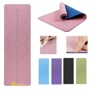 dual color non slip double sided exercise mat
