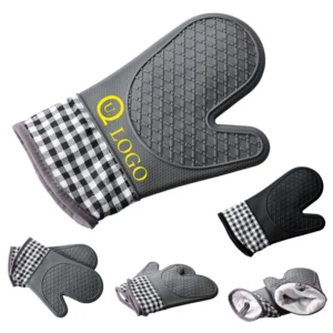 heat insulated oven silicone gloves