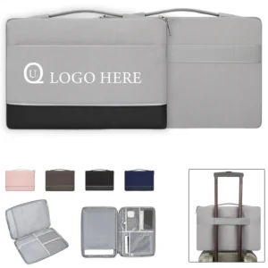 180 degree open notebook bag w/ luminous strip