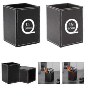 pu leather pens pencils holder