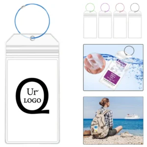 plastic pvc luggage tag holder