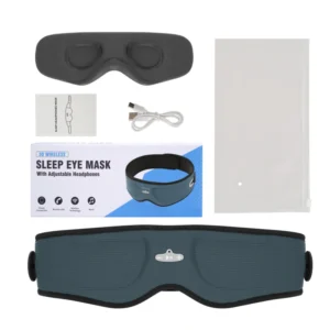 3d contoured bluetooth sleep eye mask