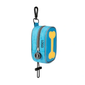 portable pet poop bag storage pouch