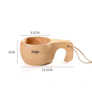 rubber wood cup