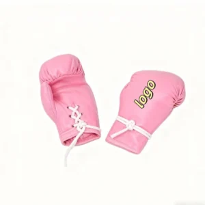 3.93" synthetic leather boxing glove charm for car & bag