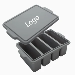 4 Cavity Easy Push-Release Non-Deforming Silicone Ice Tray