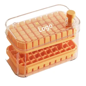 Double Layer 100-Cavity Food Grade Pp Push-Release Ice Tray