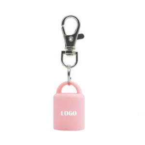 Silicone Lip Balm Holder Keychain Cap