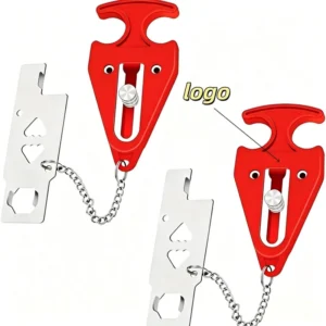 Portable Dual-Use Door Lock And Stopper