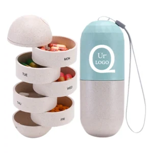 Rotatable Weekly Pill Cases