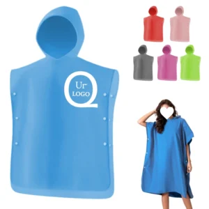 Bathrobe Poncho W/ Hood