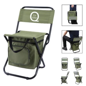 Folding Fishing Stool With Cooler Bag